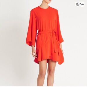 Elegant Red Women's Dress